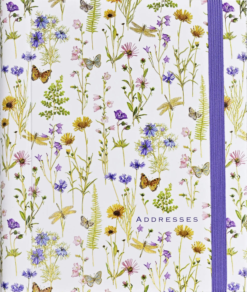 Wildflower Garden Large Address Book