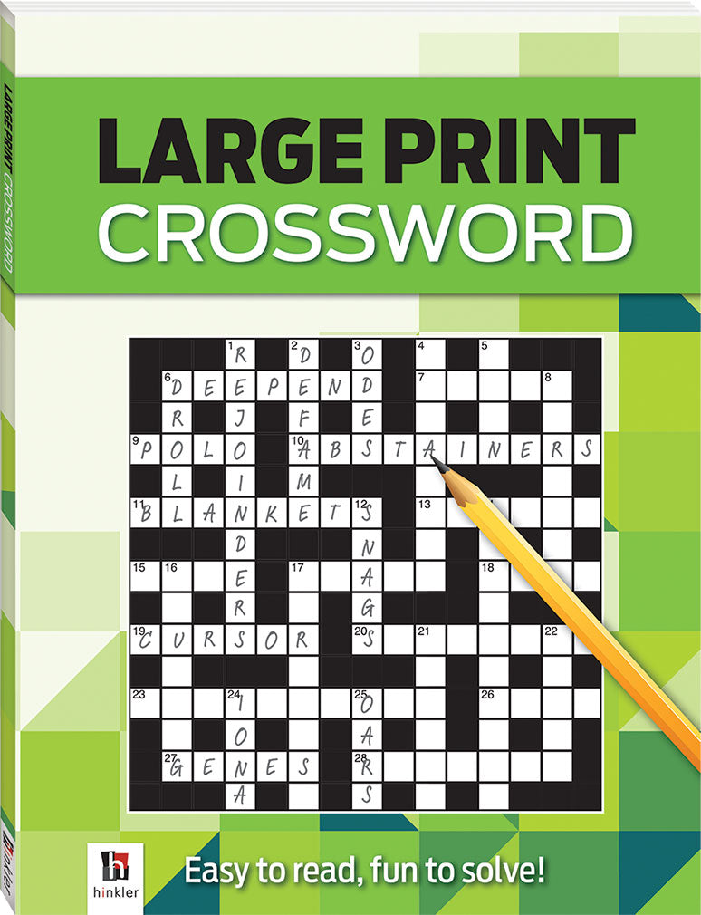 Large Print Crossword