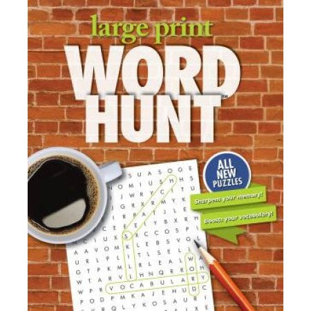 Large Print Word Hunt Book 106