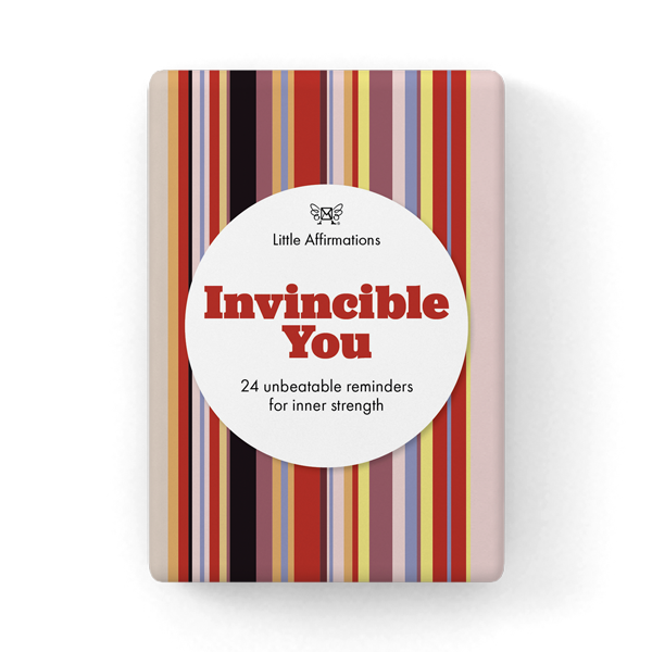 24 Strong Affirmations Cards + Stand - Invincible You