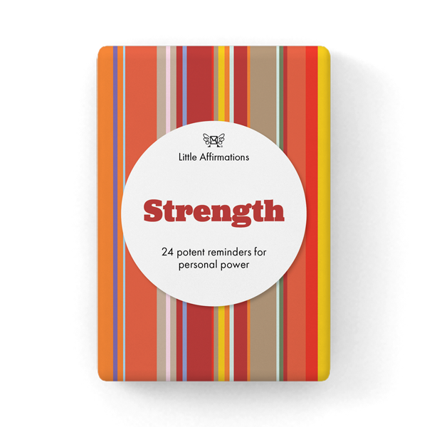 24 Strong Affirmations Cards + Stand - Strength