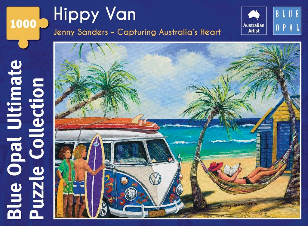 Blue Opal Jenny Sanders Ultimate Collection 1000 Piece Jigsaw - Hippy Van