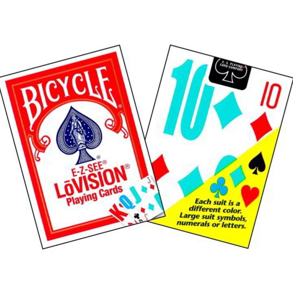 Playing Cards - Low Vision (Bicycle Brand)