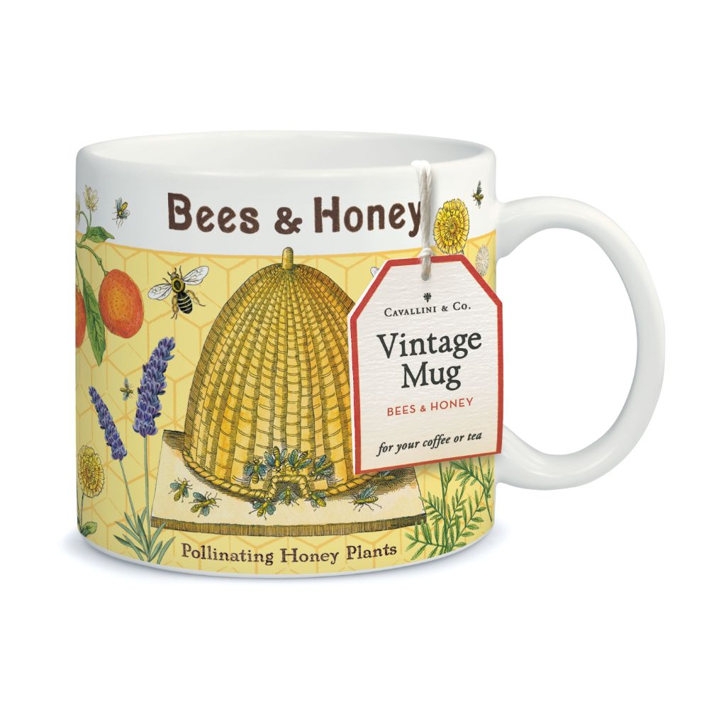 Cavallini Mug – Vintage Bees & Honey