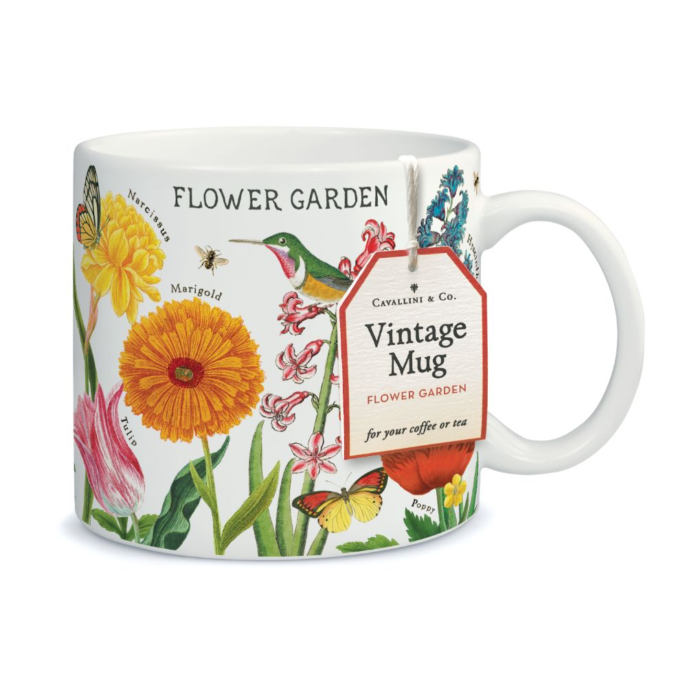 Cavallini Mug – Vintage Flower Garden