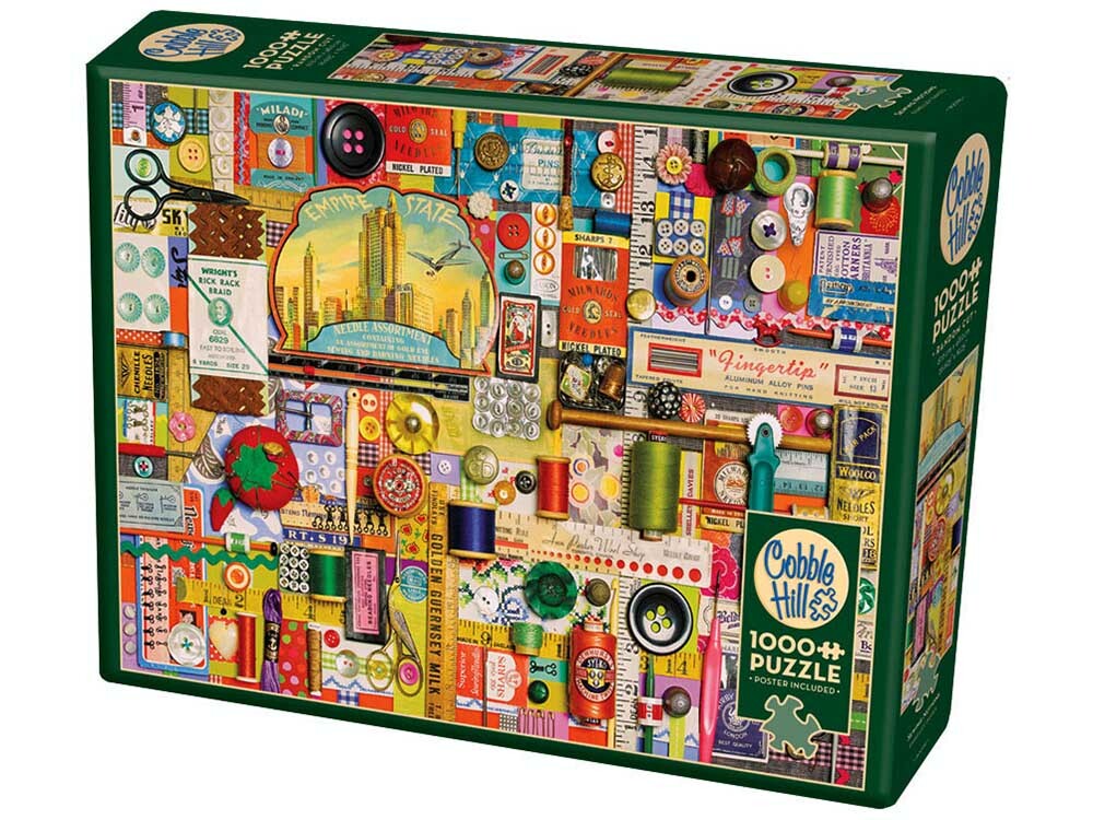 Cobble Hill 1000 Piece Jigsaw - Sewing Notions