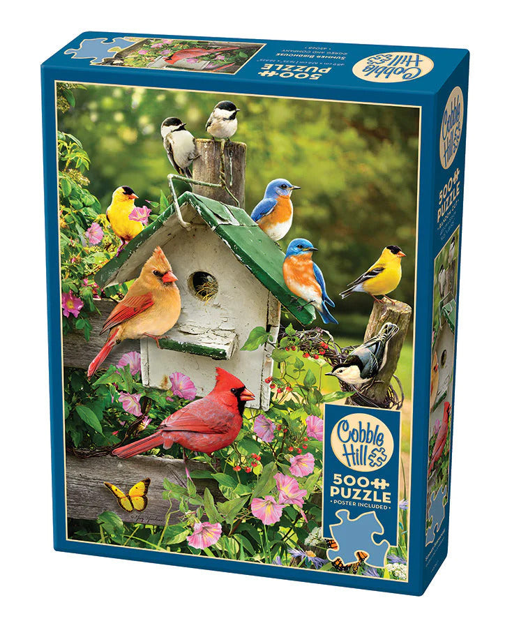 Cobble Hill Jigsaw Puzzle 500 Piece - Summer Birdhouse