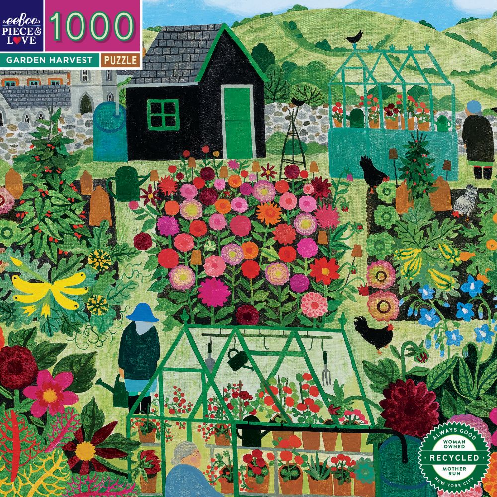 EeBoo 1000 Piece - Garden Harvest