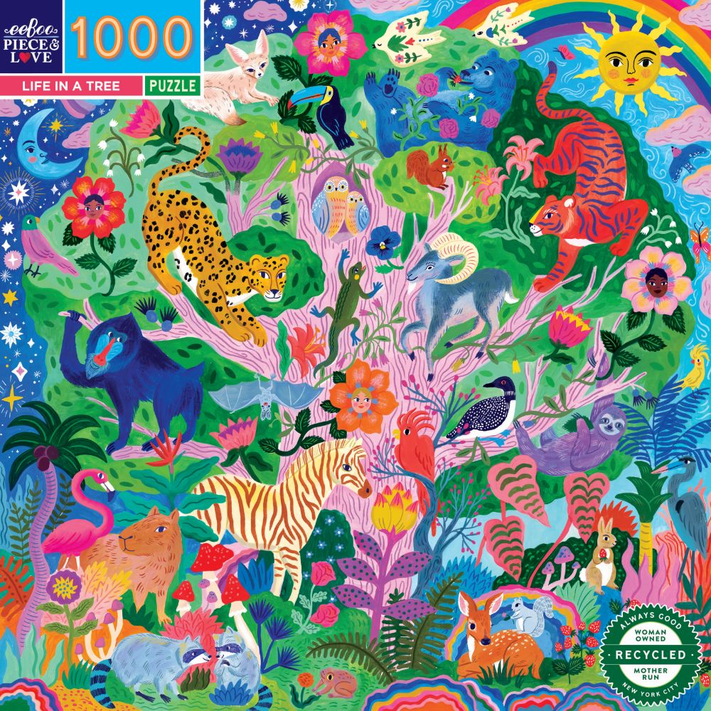 EeBoo 1000 Piece - Life in a Tree