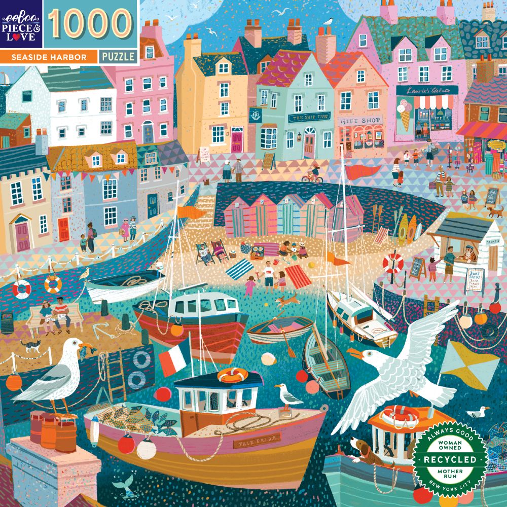 EeBoo 1000 Piece - Seaside Harbor