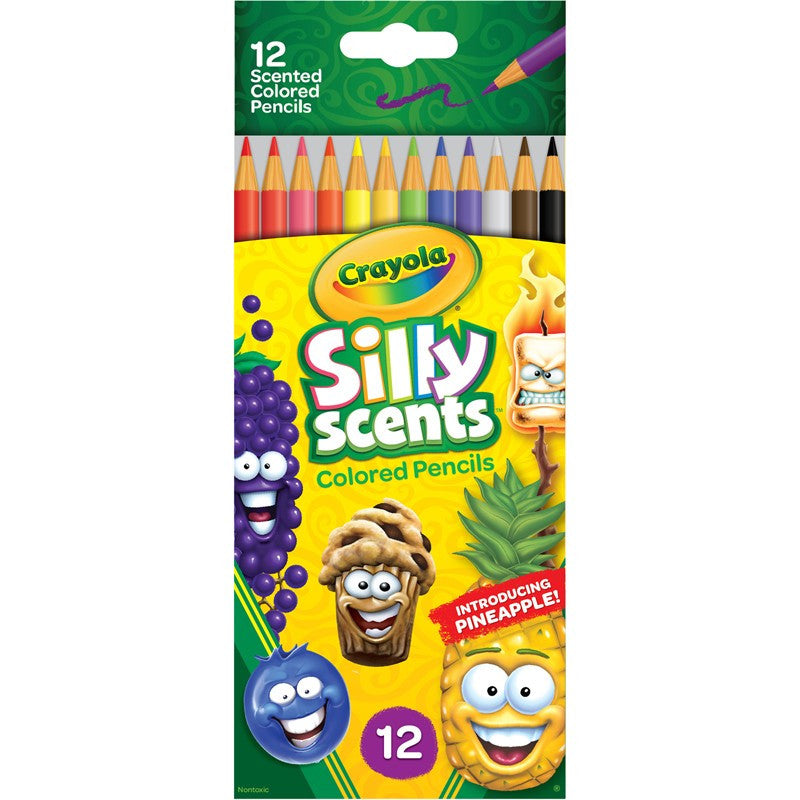 Crayola Silly Scents Coloured Pencils - Sweet Scents 12 Pack