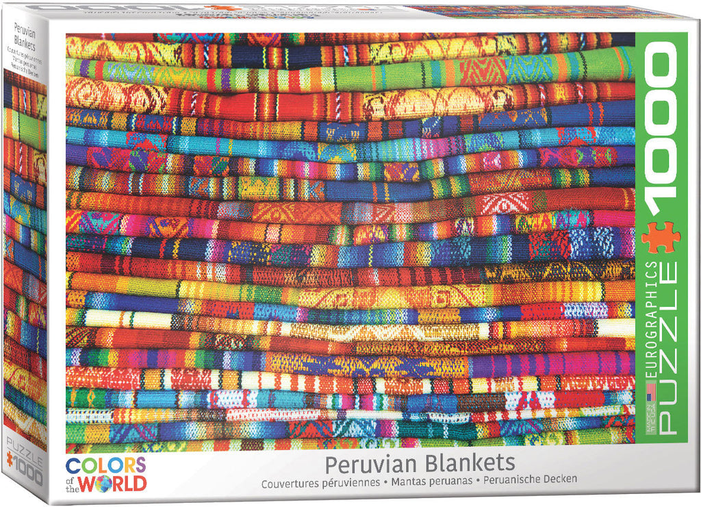 Eurographics 1000 Piece Jigsaw - Peruvian Blankets