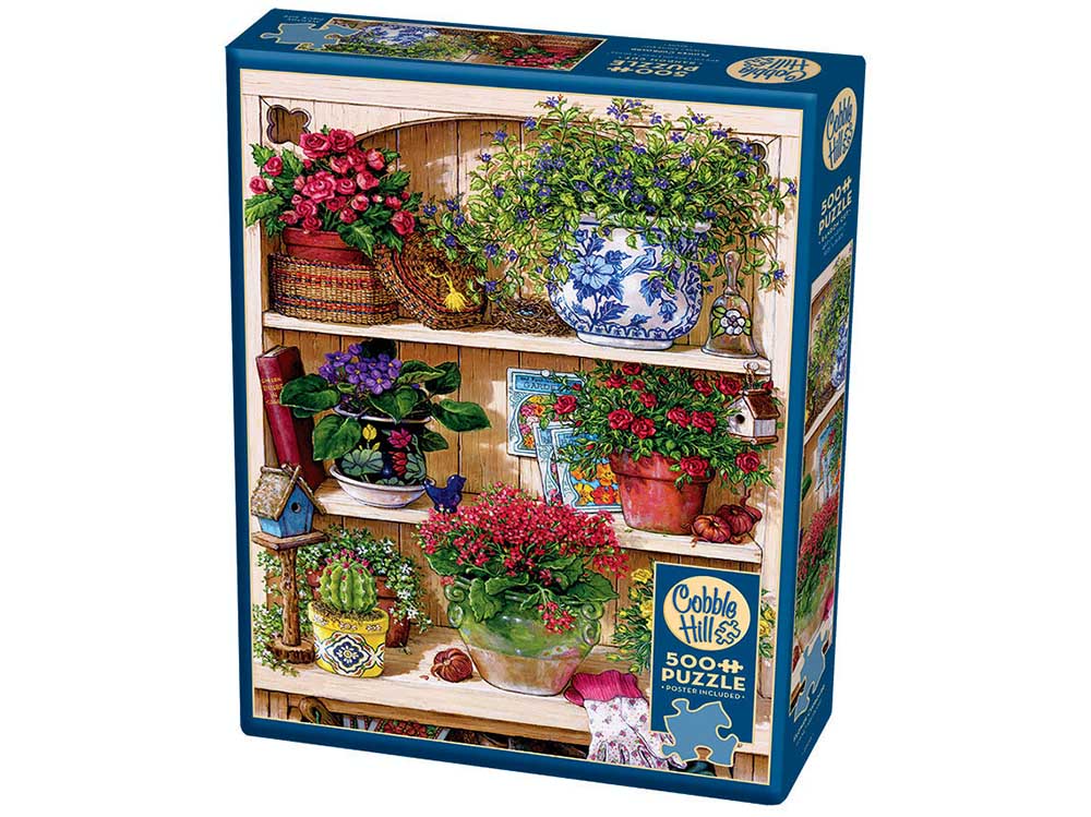 Cobble Hill Jigsaw Puzzle 500 Piece - Flower Cupboard
