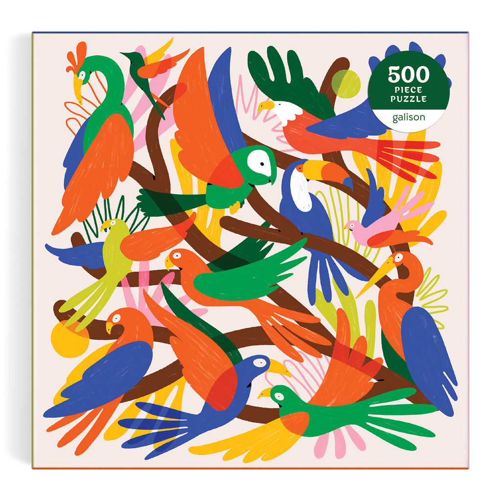 Galison Chromatic Birds 500 Piece Puzzle