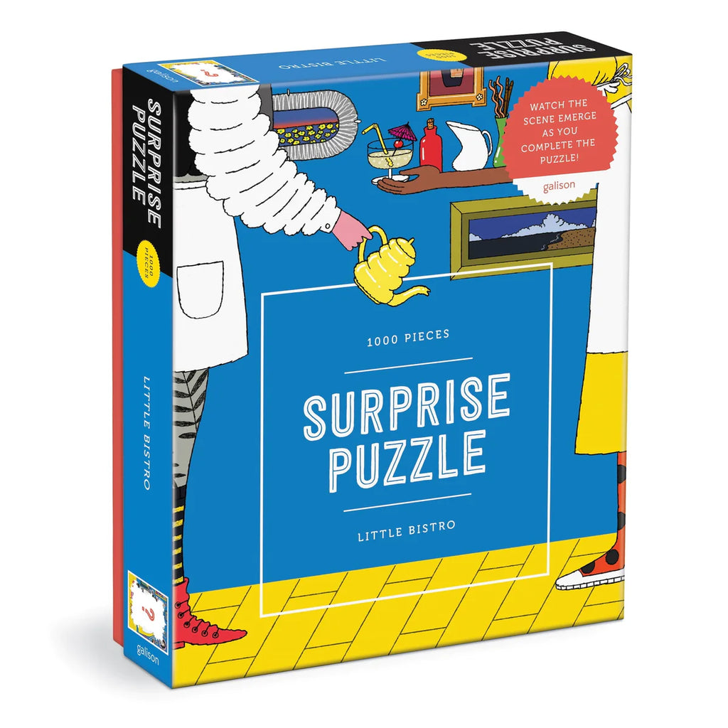 Galison Little Bistro 1000 Piece Surprise Puzzle