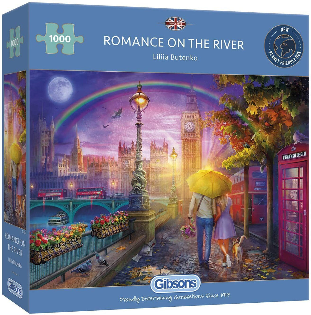 Gibsons 1000 Piece Jigsaw Puzzle - Romance on the River Puzzle
