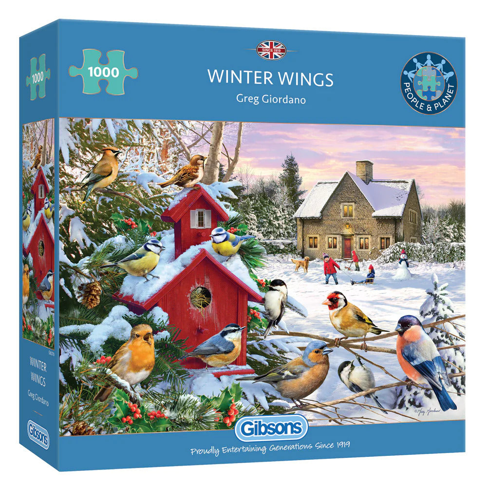 Gibsons Winter Wings 1000pc Puzzle