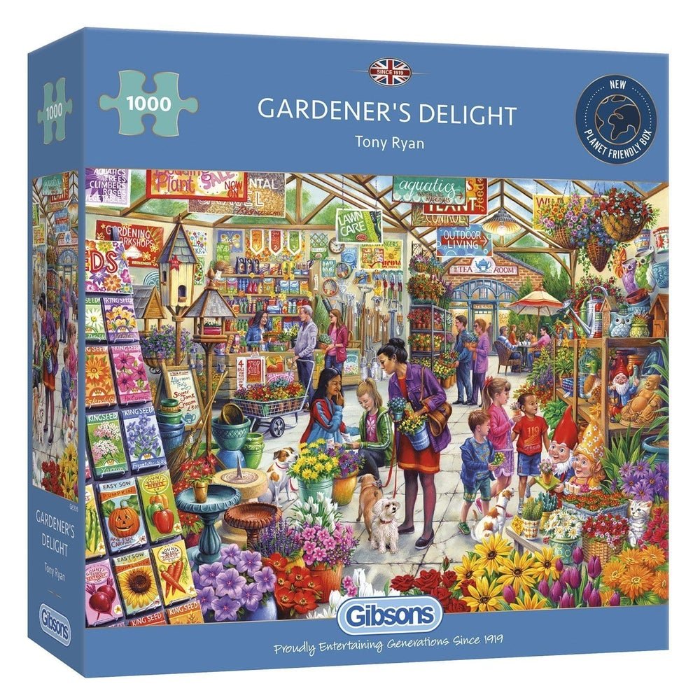 Gibsons 1000 Piece Jigsaw Puzzle - Gardeners Delight