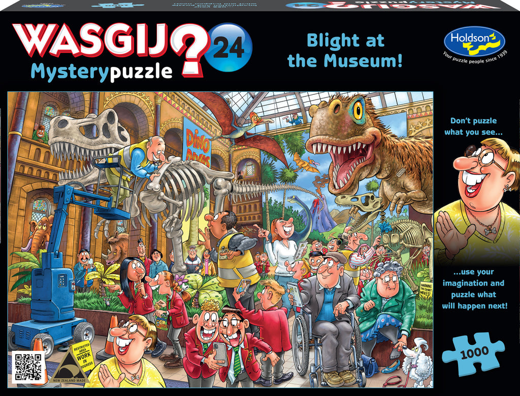 Wasgij 1000 Piece Jigsaw Puzzle  - Mystery 24 Blight at the Museum