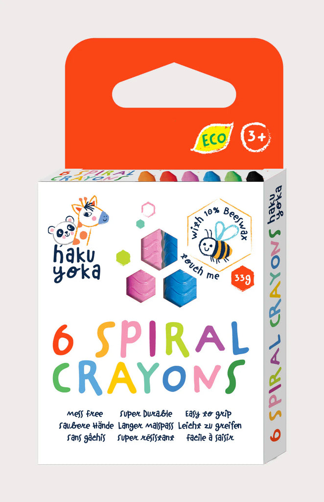 Haku Yoka 6 Spiral Crayons