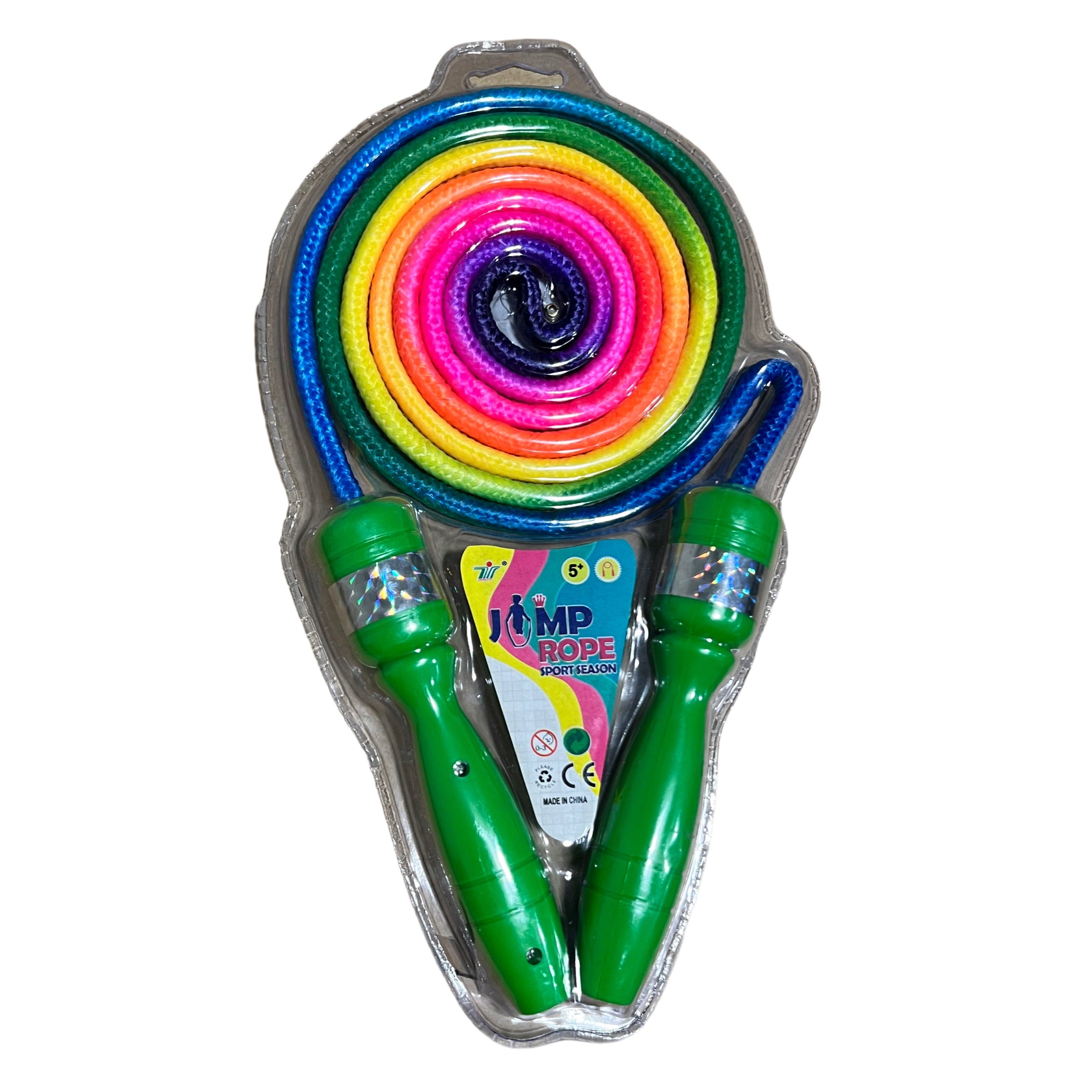 Rainbow skipping rope outlet