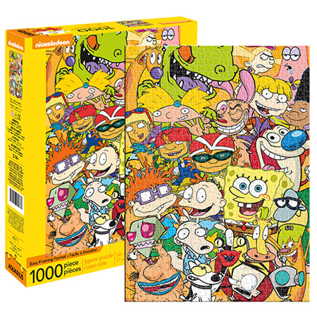 Aquarius Nickelodeon Cast 90s Nostalgia 1000 Piece Puzzle 