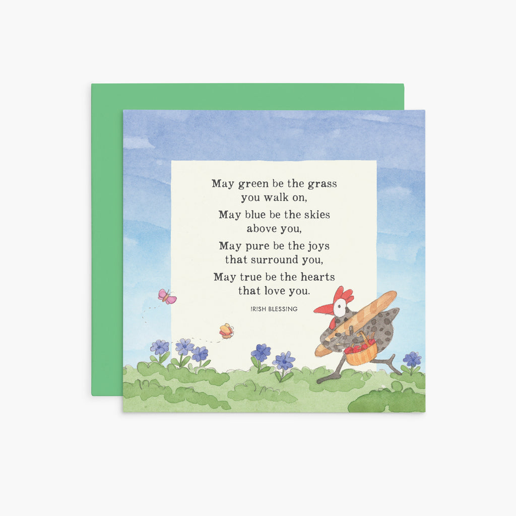 Twigseeds Greeting Card - May Green Be The Grass