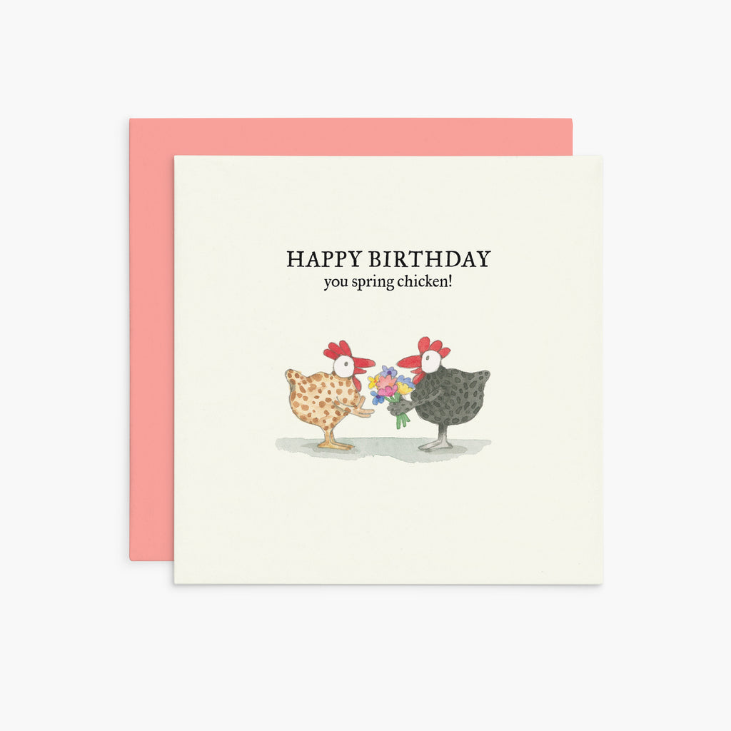 Twigseeds Birthday Card - Spring Chicken