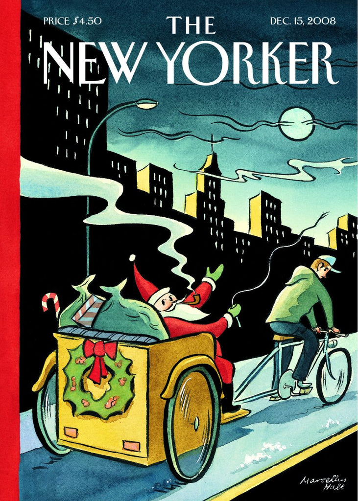 Greeting Card New Yorker - Santa's New Sleigh