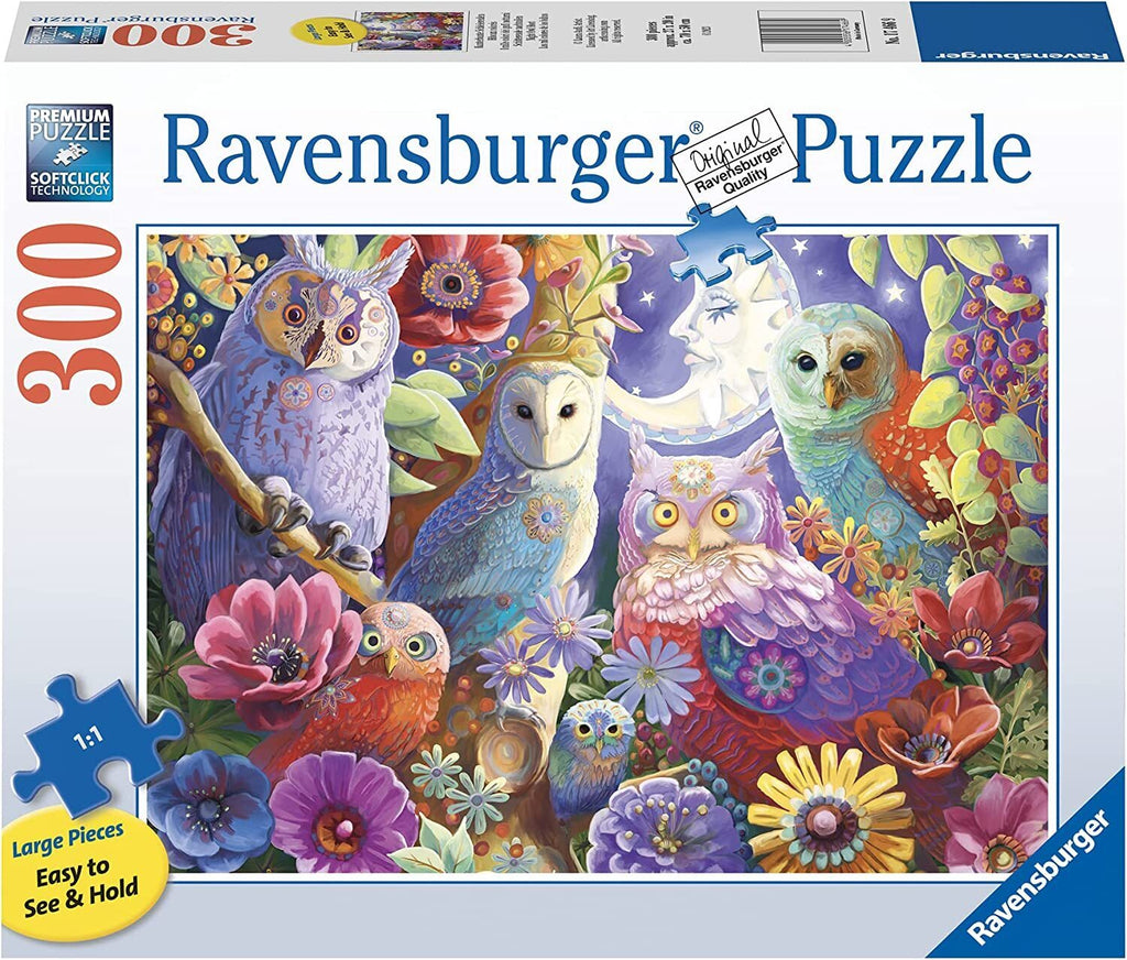 Ravensburger Jigsaw Puzzle 300 Piece Large Format - Night Owl Hoot