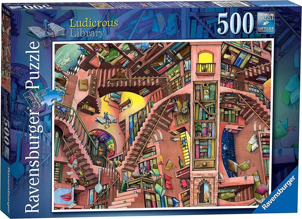 Ravensburger 500 Piece Jigsaw - Ludicrous Library