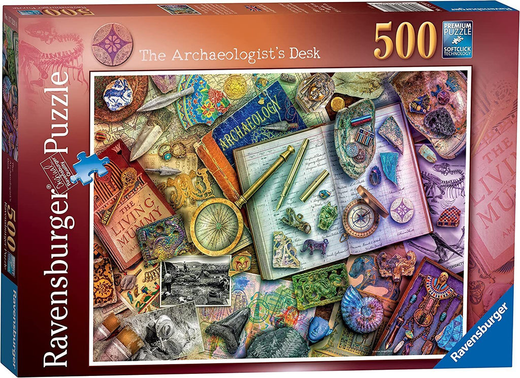 Ravensburger 500 Piece Jigsaw - The Archaeologist's Desk