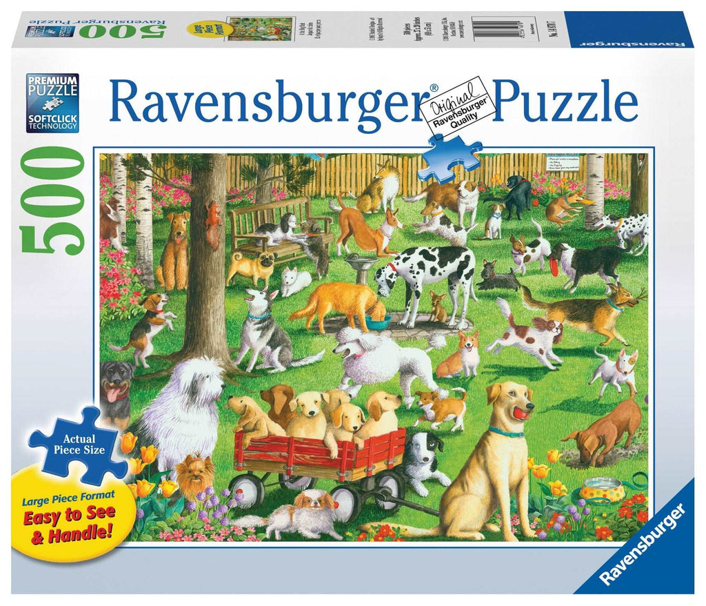 Ravensburger Jigsaw Puzzle 500 Piece Large Format- At the Dog Park