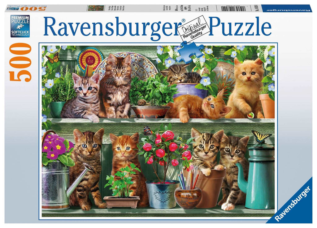 Ravensburger 500 Piece Jigsaw - Cats on the Shelf