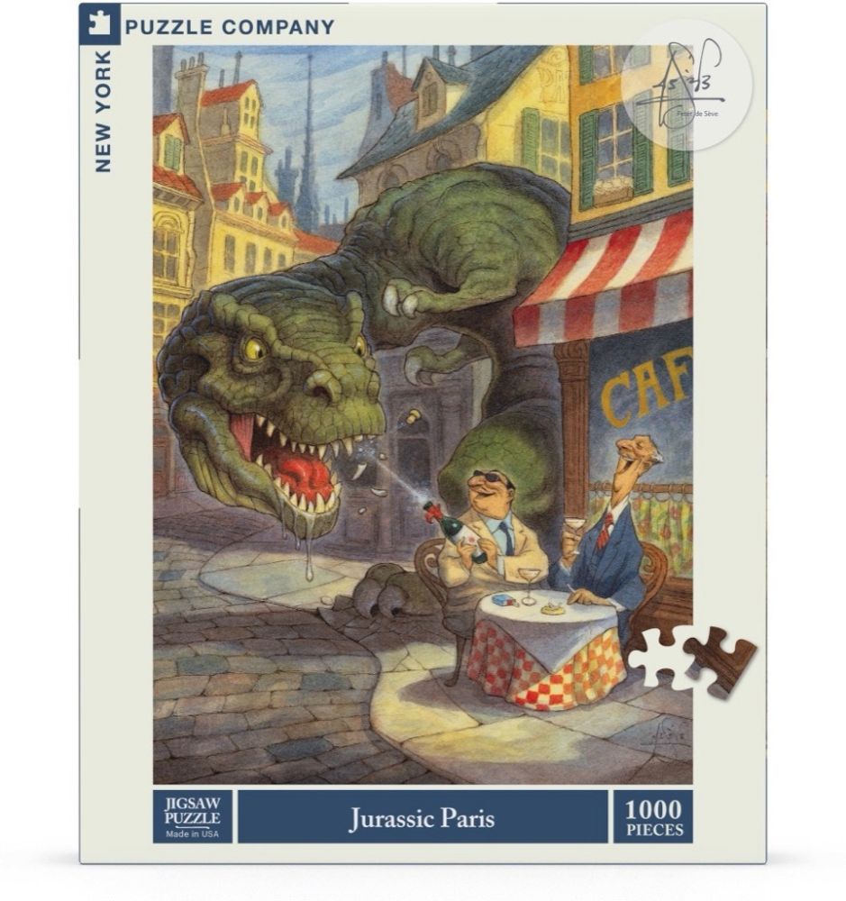 New York Puzzle Company 1000 Piece Jigsaw - Jurassic Paris