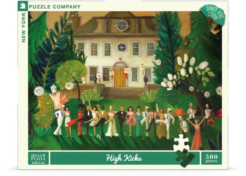 New York Puzzle Company JH 500 Piece Jigsaw - High Kicks