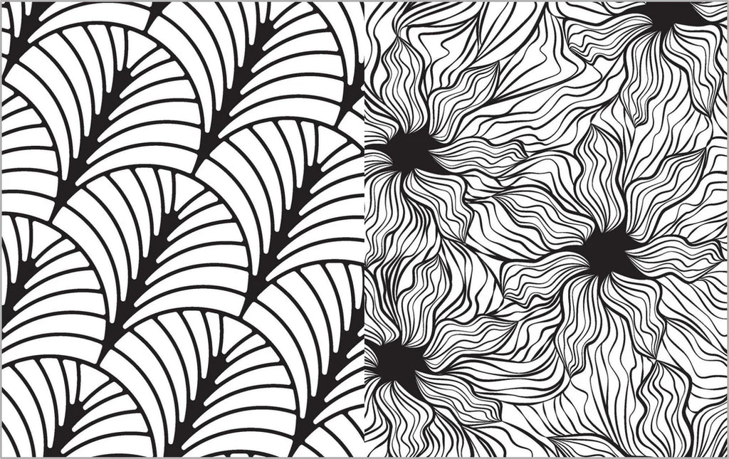 Color Pattern Vibes Colour Vibes - Adult Colouring Book - Patterns – Mindconnect Australia