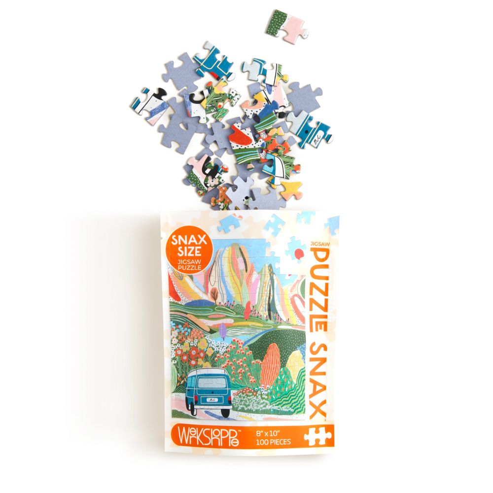 WerkShoppe Snax 100 Pc Puzzle – Day Tripping