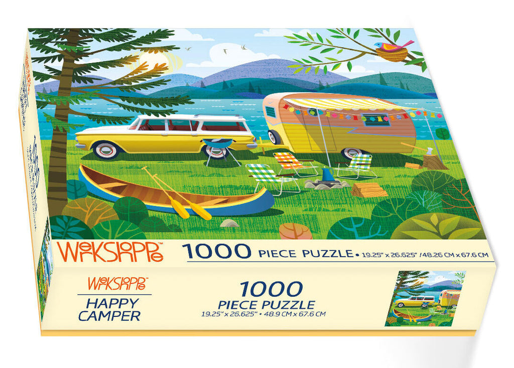 WerkShoppe 1000pc Puzzle Happy Camper