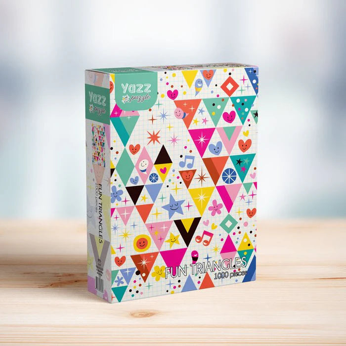 Yazz Puzzle 3854 Fun Triangles 1000pc Jigsaw Puzzle