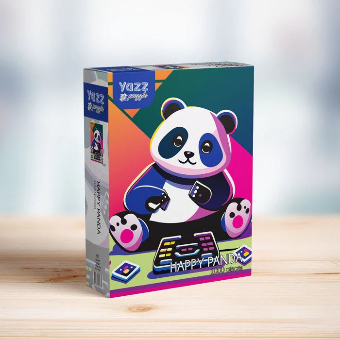 Yazz Puzzle 3855 Happy Panda 1000pc Jigsaw Puzzle