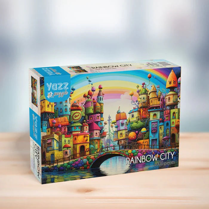 Yazz Puzzle 3863 Rainbow City 1000pc Jigsaw Puzzle