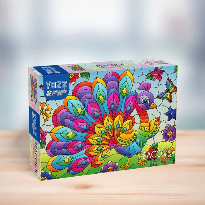 Yazz Puzzle 3864 Peacock 1000pc Jigsaw Puzzle
