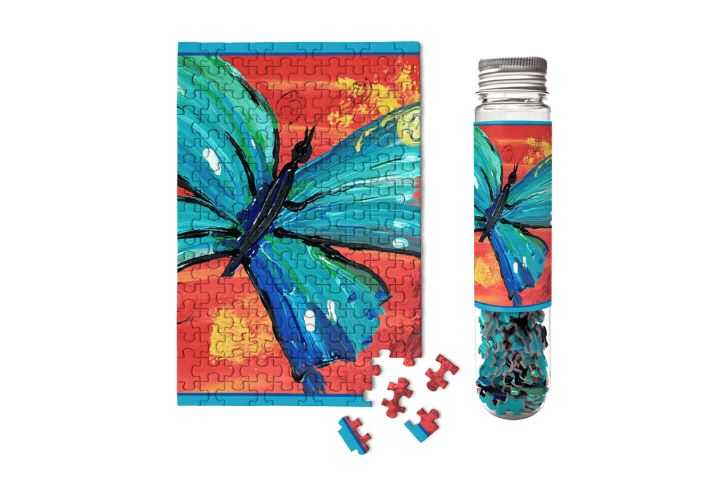 Micro Puzzles Mini 150 piece Jigsaw Puzzle- Yellow Butterfly