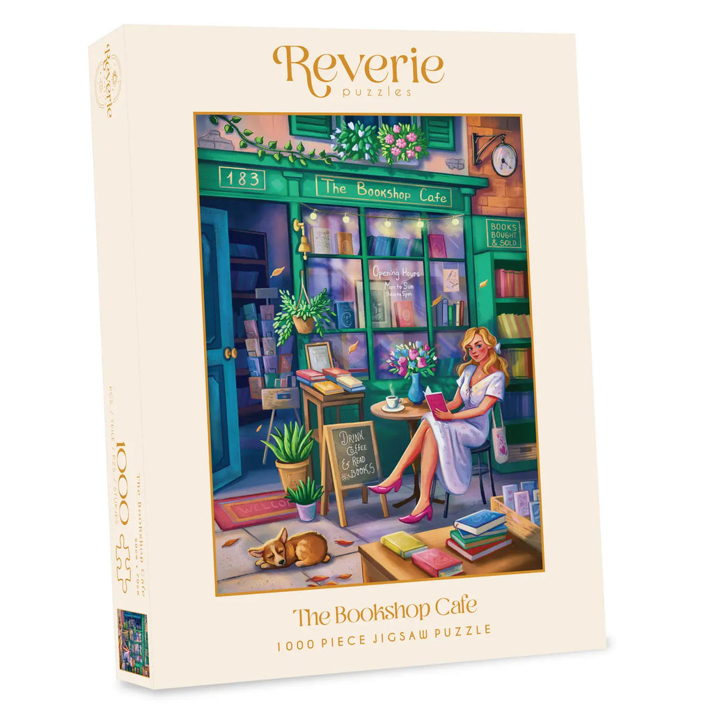 Reverie The Bookshop Cafe Jigsaw Puzzle 1000 Pieces