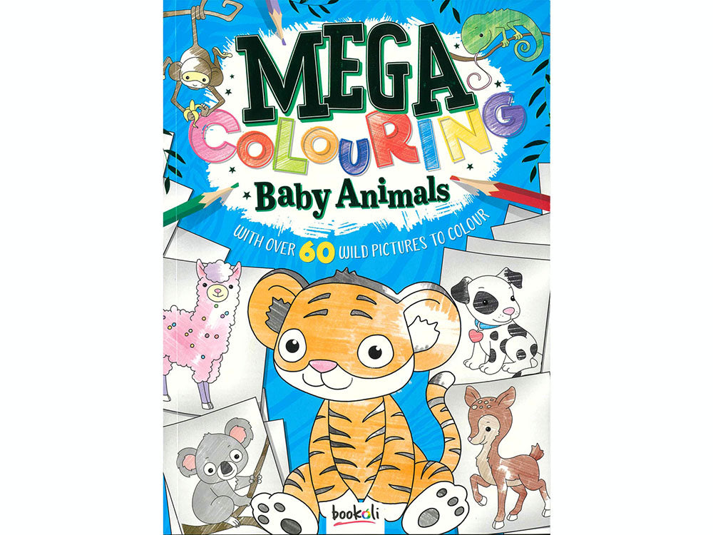 Mega Colouring Baby Animals Book