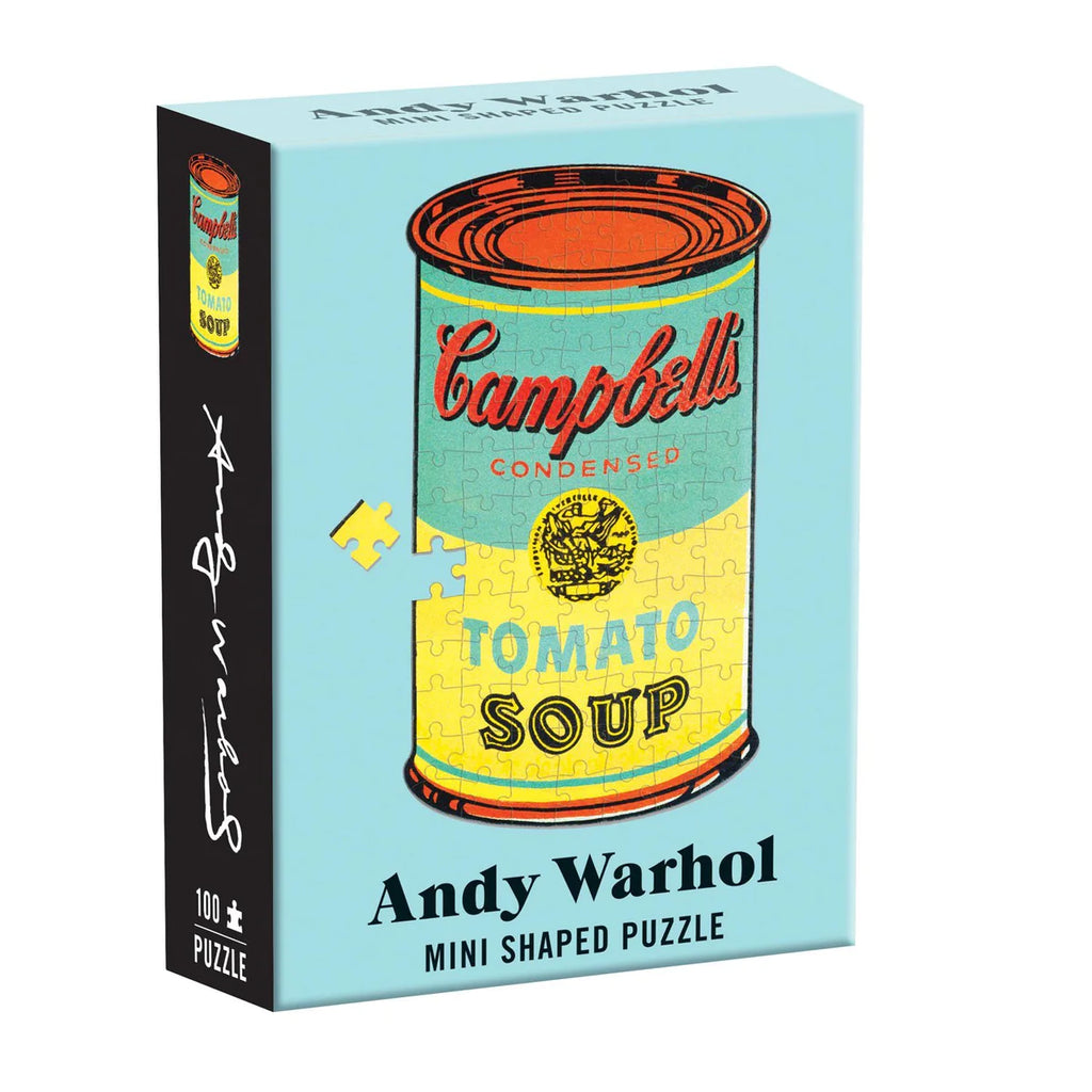 Galison Andy Warhol Campbell's Soup 100 Piece Mini Puzzle