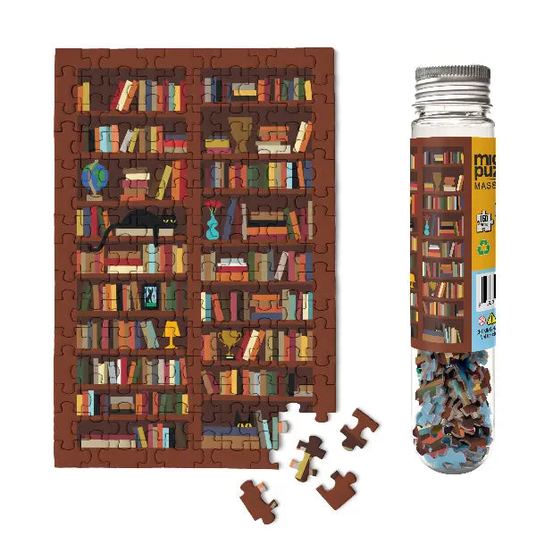 Micro Puzzles Mini 150 piece Jigsaw Puzzle - Bookcase