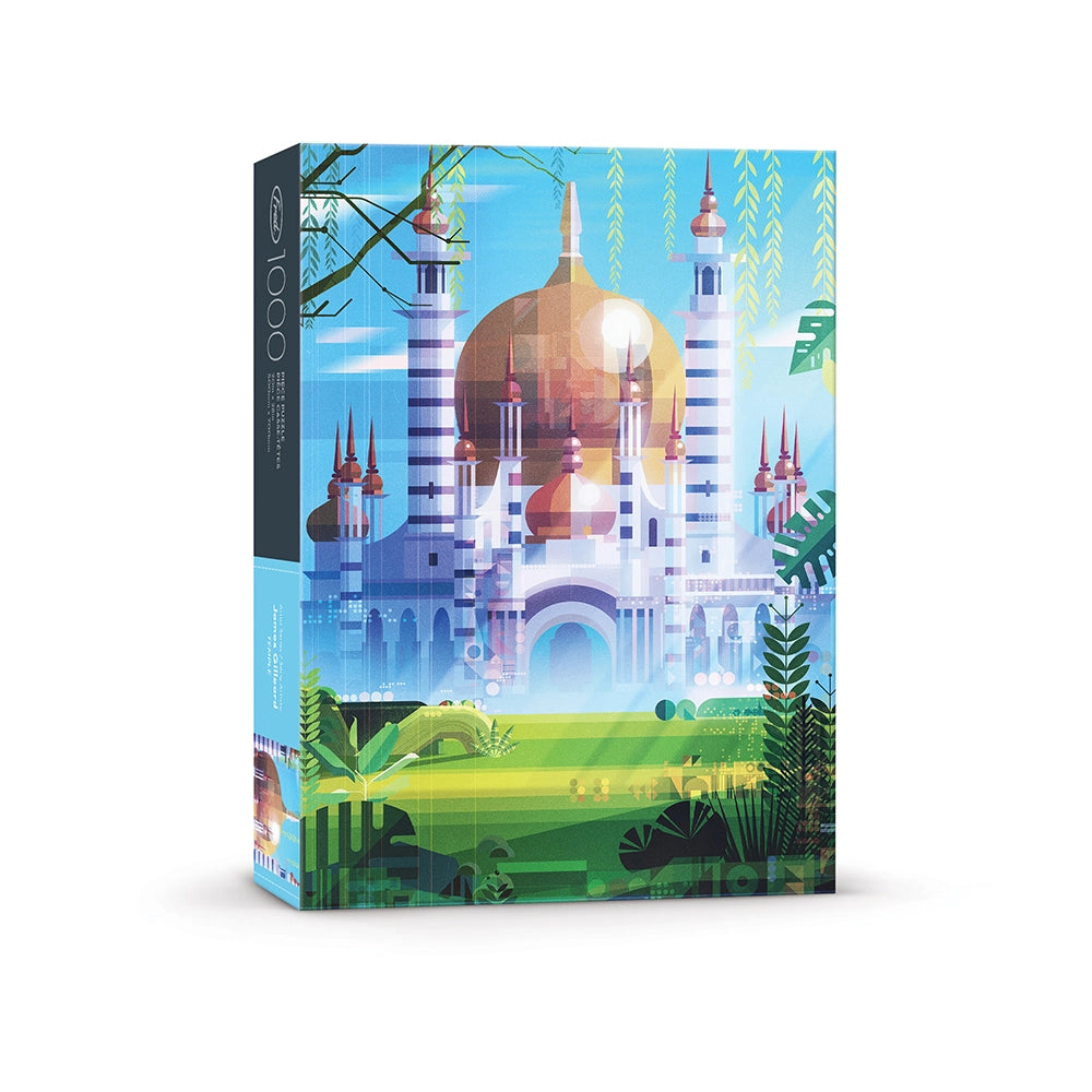 Fred 1000pc Jigsaw Puzzle -  James Gilleard- Temple