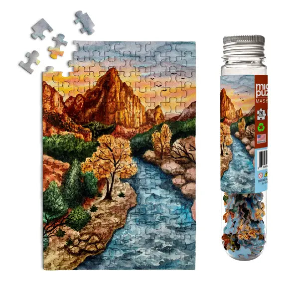 Micro Puzzles Mini 150 piece Jigsaw Puzzle- Zion National Park - Utah